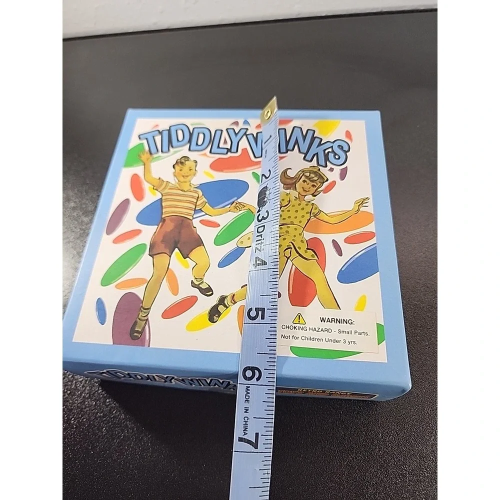 TIDDLY WINKS Game‎ Plastic Disc Retro vtg (1950's Style)